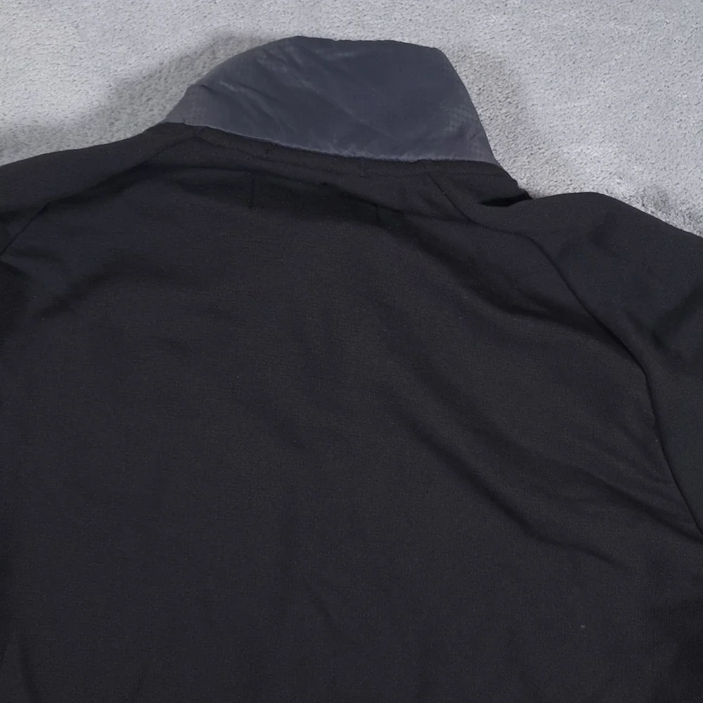 Smartwool Smartloft 120 Jacket Mens Large Black Grey Quilted Hybrid Wool Blend